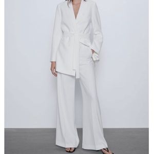 ZARA FLOWY WIDE LEG PANTS